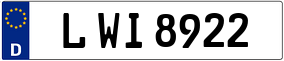Truck License Plate